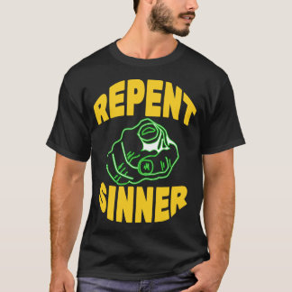 Repent Sinner boy retro T-Shirt