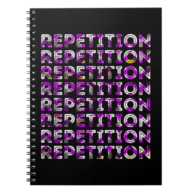 Repetition Notebook (Front)