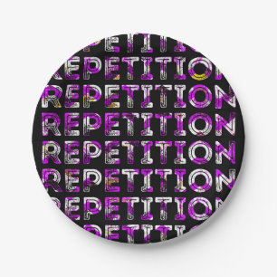 Repetition Paper Plate