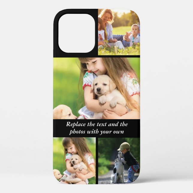 Replace text and photos with your own Case-Mate iPhone case (Back)
