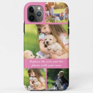 Replace text and photos with your own Case-Mate iPhone case
