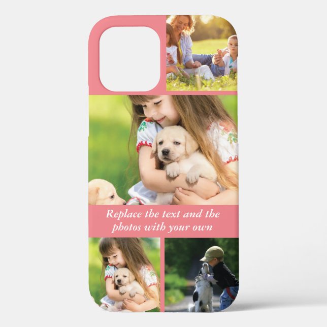 Replace text and photos with your own Case-Mate iPhone case (Back)