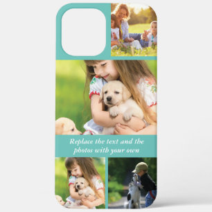 Replace text and photos with your own iPhone 12 pro max case