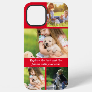 Replace text and photos with your own iPhone 12 pro max case