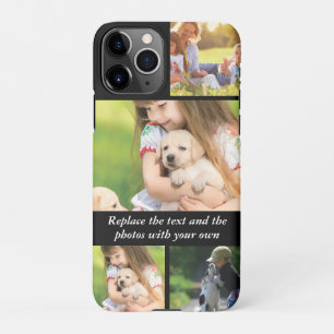 Replace text and photos with your own iPhone 11Pro case