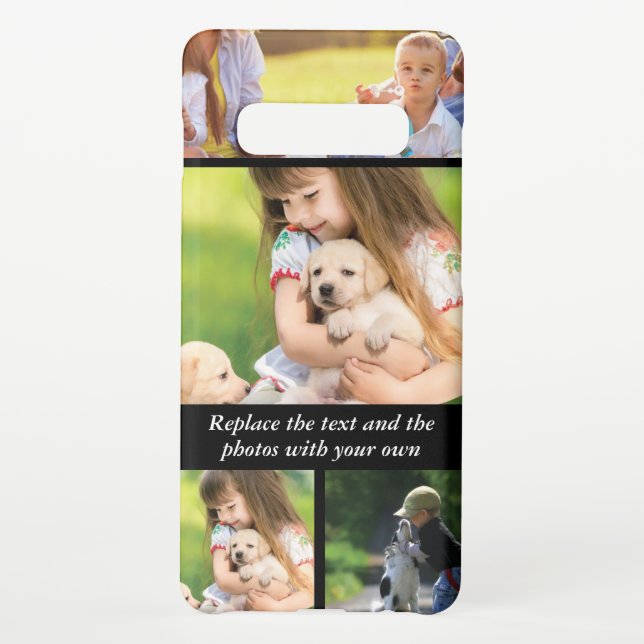 Replace text and photos with your own samsung galaxy case (Back)