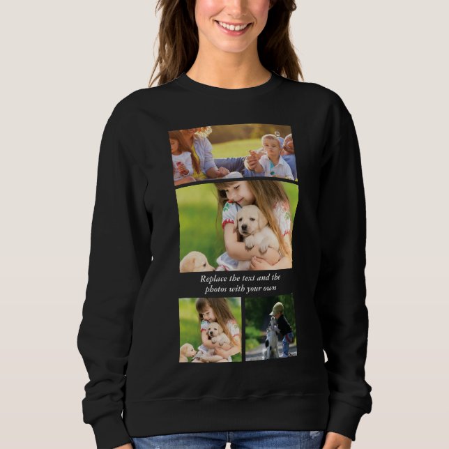 Replace text and photos with your own sweatshirt (Front)