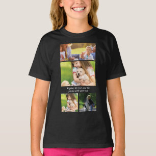 Replace text and photos with your own T-Shirt