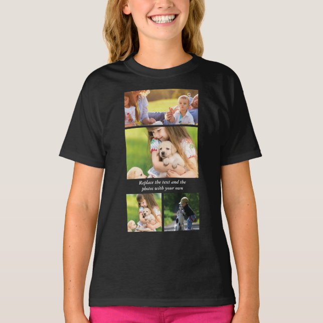 Replace text and photos with your own T-Shirt (Front)