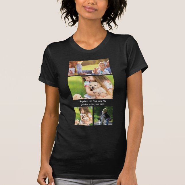 Replace text and photos with your own T-Shirt (Front)