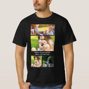 Replace text and photos with your own T-Shirt