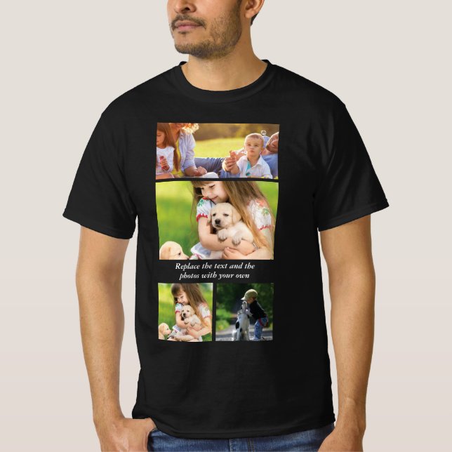Replace text and photos with your own T-Shirt (Front)