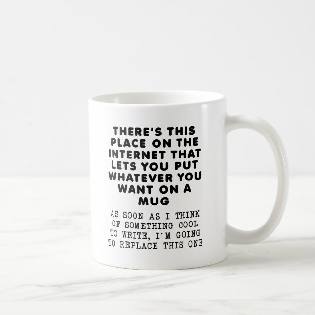 Replace This Funny Mug (Right)