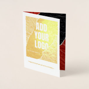 Replace this text with your own photo or message foil card