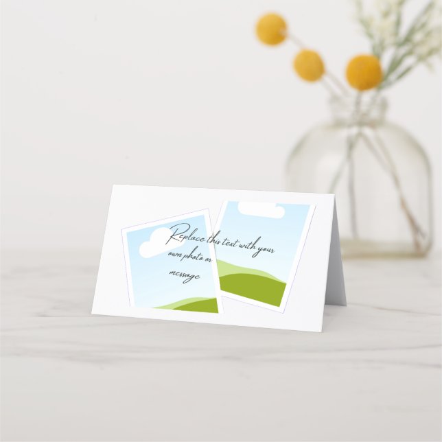 Replace This Text With Your Own Photo or Message Loyalty Card (Front)