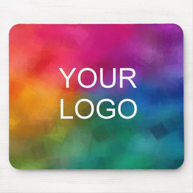 Replace Your Business Logo Image Emblem Template Mouse Pad (Front)