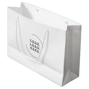 Replace your logo large gift bag
