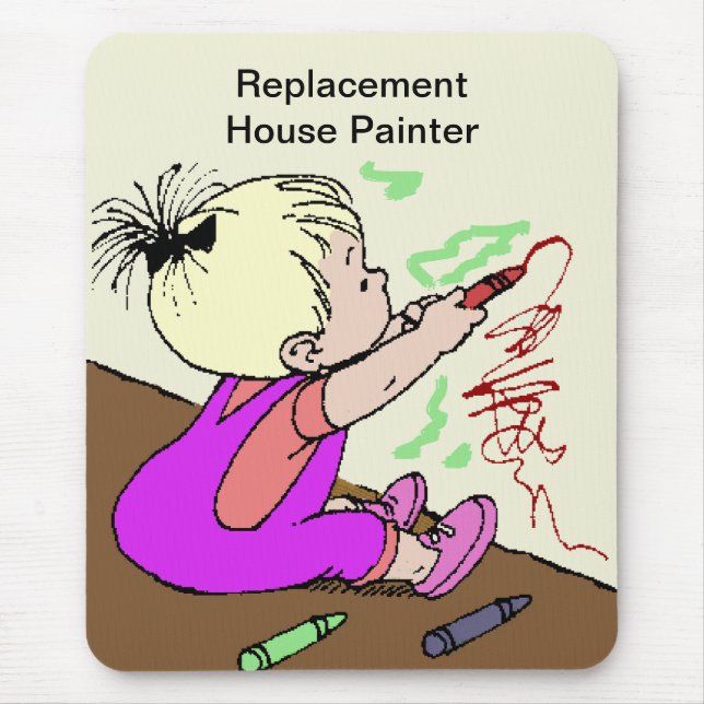 Replacement House Painter Mouse Pad (Front)