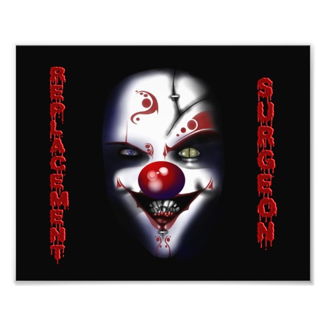 Replacement Surgeon - Evil Clown Photo Print (Front)