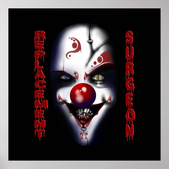 Replacement Surgeon - Evil Clown Poster (Front)