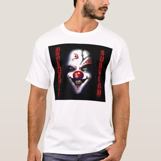 Replacement Surgeon - Evil Clown T-Shirt (Front)