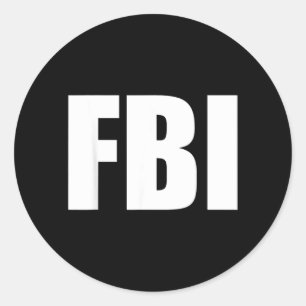 Replica Agent Inspector Funny Halloween Costume Classic Round Sticker