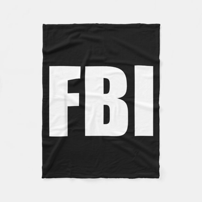 Replica Agent Inspector Funny Halloween Costume Fleece Blanket (Front)