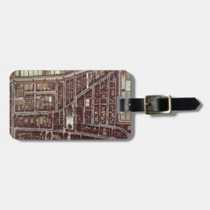 Replica city map of Delft 1649 Luggage Tag