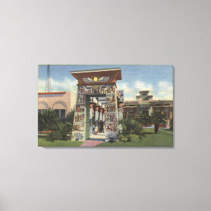 Replica of Egyptian Shrine, Rosicrucian Park Canvas Print