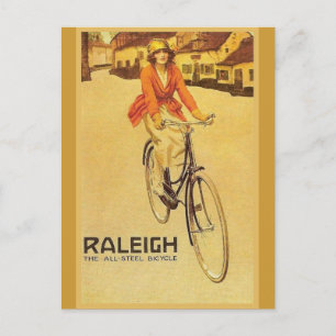 Replica Vintage advertising, Raleigh Bicycles Postcard