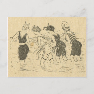 Replica Vintage, Beach party Postcard
