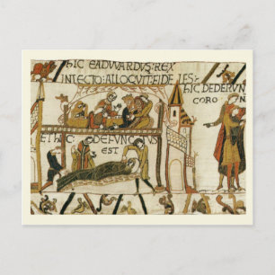 Replica Vintage postcard, Bayeaux Tapestry Postcard
