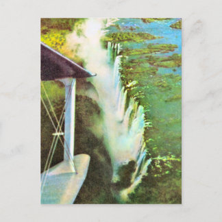 Replica  Vintage Zambezi River,  Victoria Falls Postcard