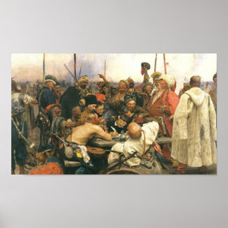 Reply of the Zaporozhian Cossacks ... - Customised Poster