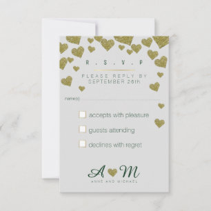 reply, respond r.s.v.p. love wedding RSVP card