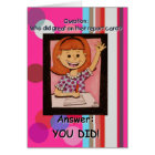 Report Card, Did Great!