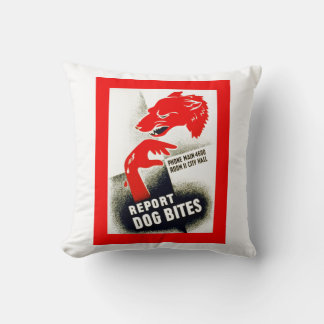 Report Dog Bites Cushion