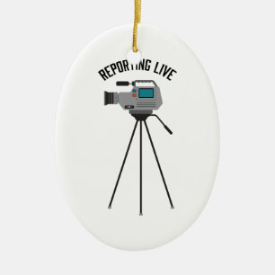 Reporting Live Ceramic Tree Decoration
