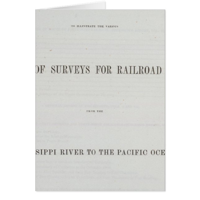 Reports of explorations and surveys (Front)