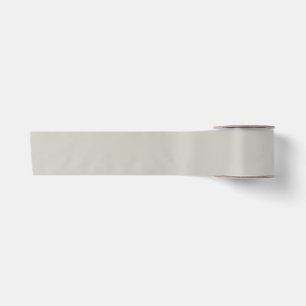 Repose Grey Solid Colour Satin Ribbon