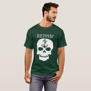 Reppin' The East Coast skull Lighthouse Route T-Shirt