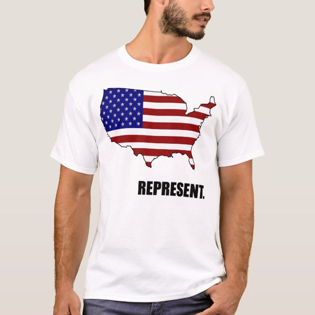Represent USA T-Shirt (Front)