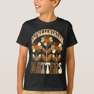 Representation Groovy Floral Black Nurse T-Shirt