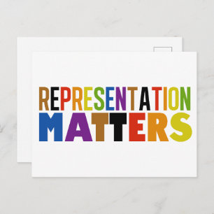 Representation Matters Rainbow Diversity Postcard