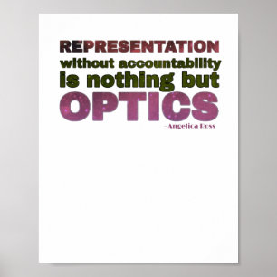 Representation Without Accountability Is Optics Wi Poster