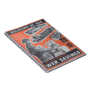 Reprint of British wartime poster. Notebook