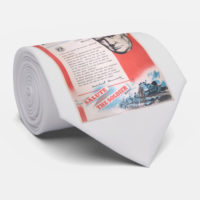 Reprint of British wartime poster. Tie (Rolled)