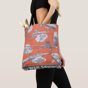 Reprint of British wartime poster. Tote Bag