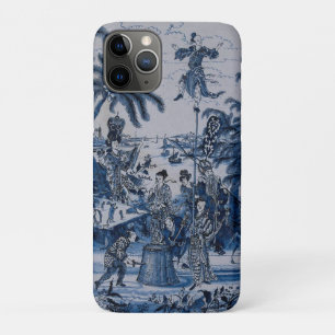 Repro Chinoiserie  Delft Blue and White Tile  Case-Mate iPhone Case