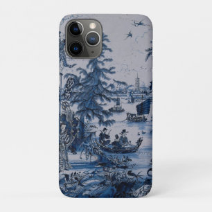 Repro Chinoiserie  Delft Blue and White Tile  Case-Mate iPhone Case